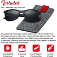 thumbnail image 5 of PolarSpex Gafas de sol para hombre – Gafas de sol retro para hombres, gafas de sol polarizadas para mujeres – Tonos frescos para conducir, pescar, 5 of 5
