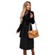 thumbnail image 1 of Women's Faux Wool Coat with Belt Long Sleeves Coat Fashion Notched Lapel Coat Outwear Long Overcoat for Autumn Winter XL White, 1 of 4