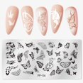 thumbnail image 2 of Valentine's Day Stamping Plate Heart Pattern Nail Art Board Template Stainless Steel Nail Design Printing Stencil Image Plate, 2 of 5