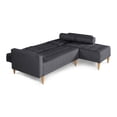 thumbnail image 4 of Sala Modular Reversible Makora Tyson Con Memory Foam, Color Gris Oxford, Lino Respaldo Reclinable De 3 posiciones., 4 of 10