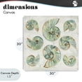 thumbnail image 4 of Stupell Industries Rustic Lodge Organic Saltwashed Shells Canvas Art, 30 x 30, by June Erica Vess, 4 of 8