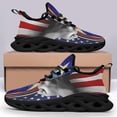 thumbnail image 4 of Puerto Rico American flag Shoes Trail Running Shoe Non-Slip Breathable Comfortable Sneakers Black Size 11, 4 of 7