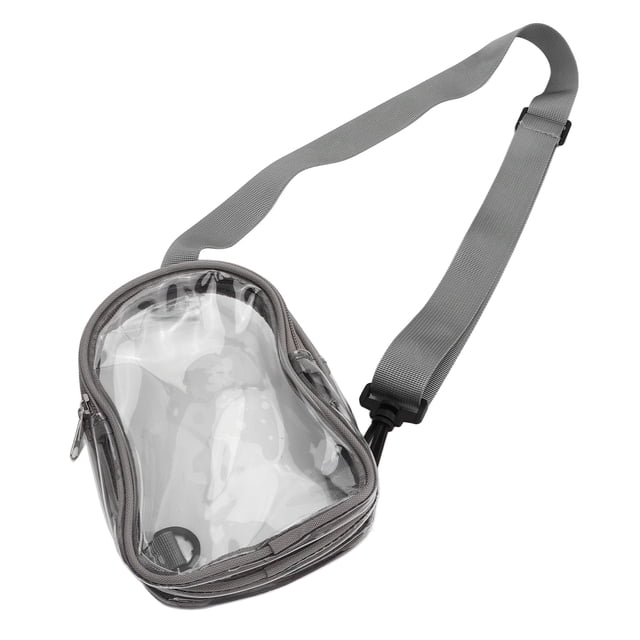 Bolso de hombro transparente Bling Bling PVC transparente para mujer
