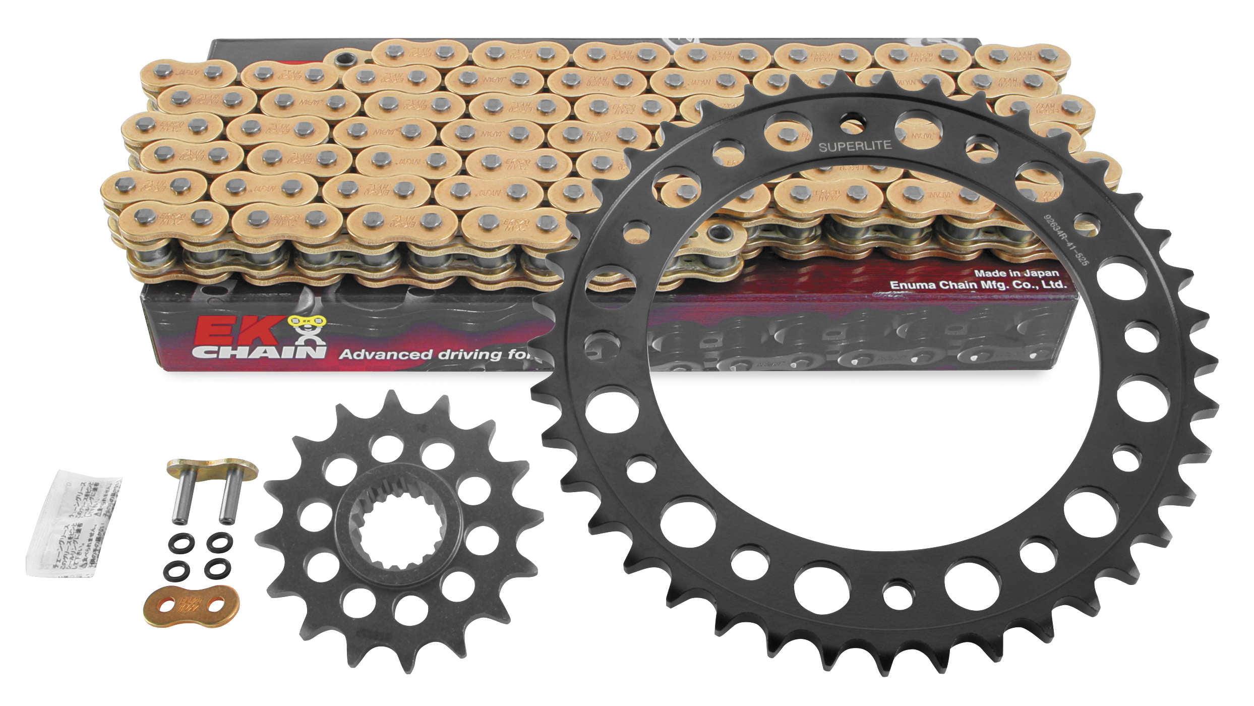 SUPERLITE Sprocket and Chain Kits OE Front/Rear-15/47 525 