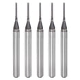 thumbnail image 1 of Unique Bargains 1/8' Shank 1mm x 7mm Diamond Film Coated Carbide End Mill CNC Router Bits 5 Pack, 1 of 6