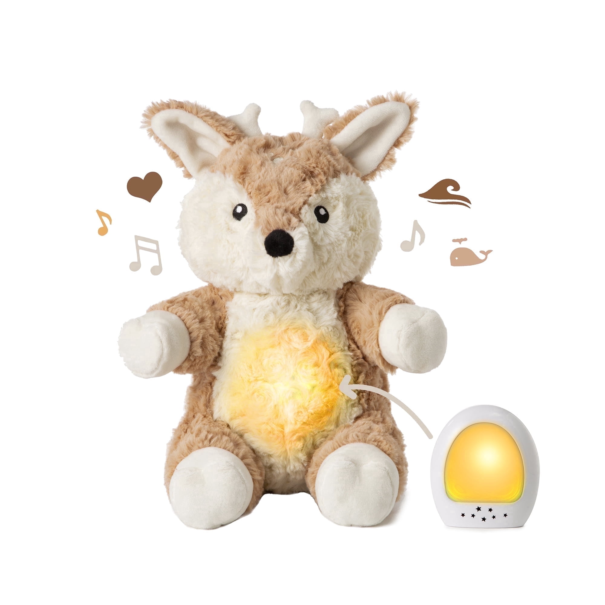 Cloud B - Sleep Sheep on The Go Sound Soother & Plush Toy in Beige