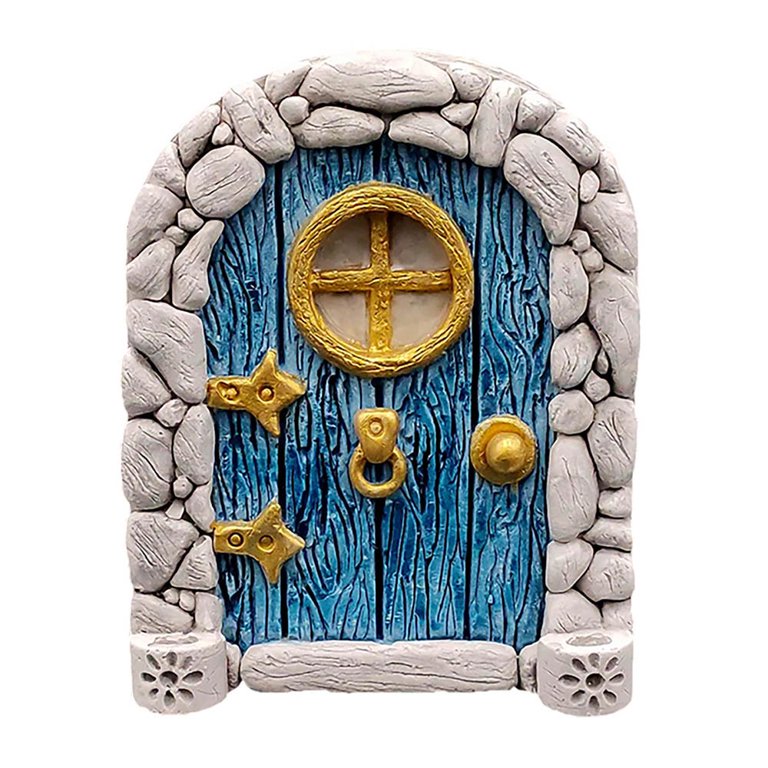 GRNSHTS Fairy Gnome Door Fairy Doors for Trees Outdoor Fairy Decor Yard Art  for Kids Gnome Home