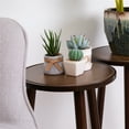thumbnail image 4 of Wisfor Set of 2 Bamboo Side End Table Water-Proof Plant Display Stand Garden Stool ,16.5" Height, 4 of 10