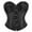 D-Black, variant on FAKKDUK Corset Tops, Bustier Tops for Women with Spaghetti Straps, Sexy Boned Top, Plus Size Corsets For Women Bustier Lingerie For Halloween Costume Dress Gothic Shapewear, Black&L