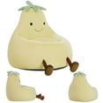 thumbnail image 1 of EDX Mini Sofá Sillón con Forma de Berenjena de 24 Pulgadas, Lindo Sofá de Dibujos Animados con Funda Lavable, Bean Bag Chair para Sala de Estar, Sala de Juegos, Amarillo, 1 of 7