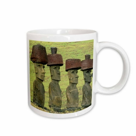 

3dRose Chile Easter Island Ahu Akivi moai statues - SA05 KSC0010 - Kevin Schafer Ceramic Mug 15-ounce