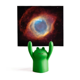thumbnail image 1 of Rojo azul planeta estrella nebulosas Estante de notas, estante de ranas de animales de dibujos animados, 1 of 3
