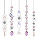 thumbnail image 1 of 5 Colorful Crystal Sun Catchers with Chain, Prism Hanger for Christmas Weddings, 1 of 5