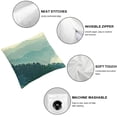 thumbnail image 6 of nygtbtfer Decorative Cushion Cover Pillowcase Sky High Mountain Morning Time Spring Natural Nature Green Outdoor Scenery Design Tourism Soft Throw Pillows Covers 20x20in, 6 of 7