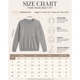thumbnail image 7 of QUALFORT Women’s Crew Neck Pullover Sweater, Soft Midweight Long Sleeve Wool Blend Knit Top, Gray, Size XL, 7 of 7