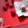 thumbnail image 4 of 5.9 x 5.9 Inch Square Aluminium Foil Packaging Candy Wrappers Sugar Wraps Paper for DIY Candies and Chocolate Packaging by Party/Wedding/Birthday/Chrismas Accessories-200 Piece (Red), 4 of 6