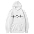 thumbnail image 3 of LIaqionyy Women Oversized Sweatshirts Hoodie Comfy Long Sleeve Pullover Tops Fall Winter Outfits Clothes with Pocket, 3 of 4