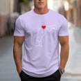 thumbnail image 1 of Tops para hombre, blusas y camisas de cuello redondo y manga corta para hombre, blusas casuales de cuello redondo con estampado de moda para hombre, blusas de cuello redondo y manga corta, camisas par, 1 of 6