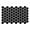 Matte Black Large Plaid 75x50cm, variant on Honeycomb Car Window Sticker Hexagon Sun Shade Film Geometric Vinyl Decal for Auto Rear Quarter Glass