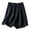 Black, variant on Patlollav Shorts Pants for Women Summer Pocket Solid Casual Elastic High Waist Workout Shorts