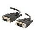 thumbnail image 2 of C2G - Serial extension cable - DB-9 (M) to DB-9 (F) - 10 ft - molded, thumbscrews - black, 2 of 3