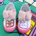 thumbnail image 3 of Sanrioed My Melody Cinnamoroll Kuromi-zapatos de lona con lazo de felpa para niños, zapatillas Kawaii cómodas de suela suave, informales, lindas, 3 of 3