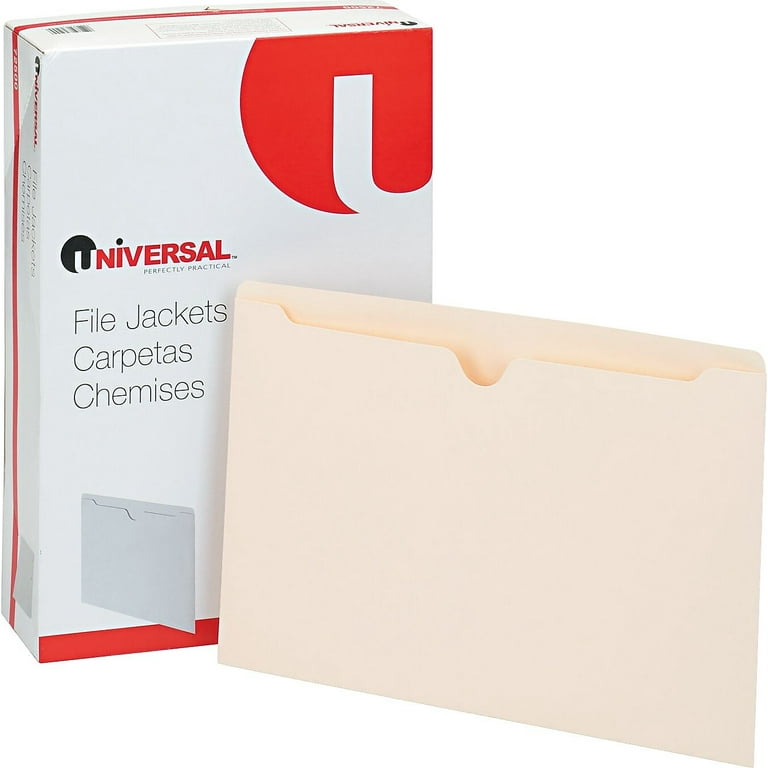 Economical Manila File Jackets, Legal Size, Manila, 100/Box Economical Manila File Jackets, Legal Size, Manila, 100/Box