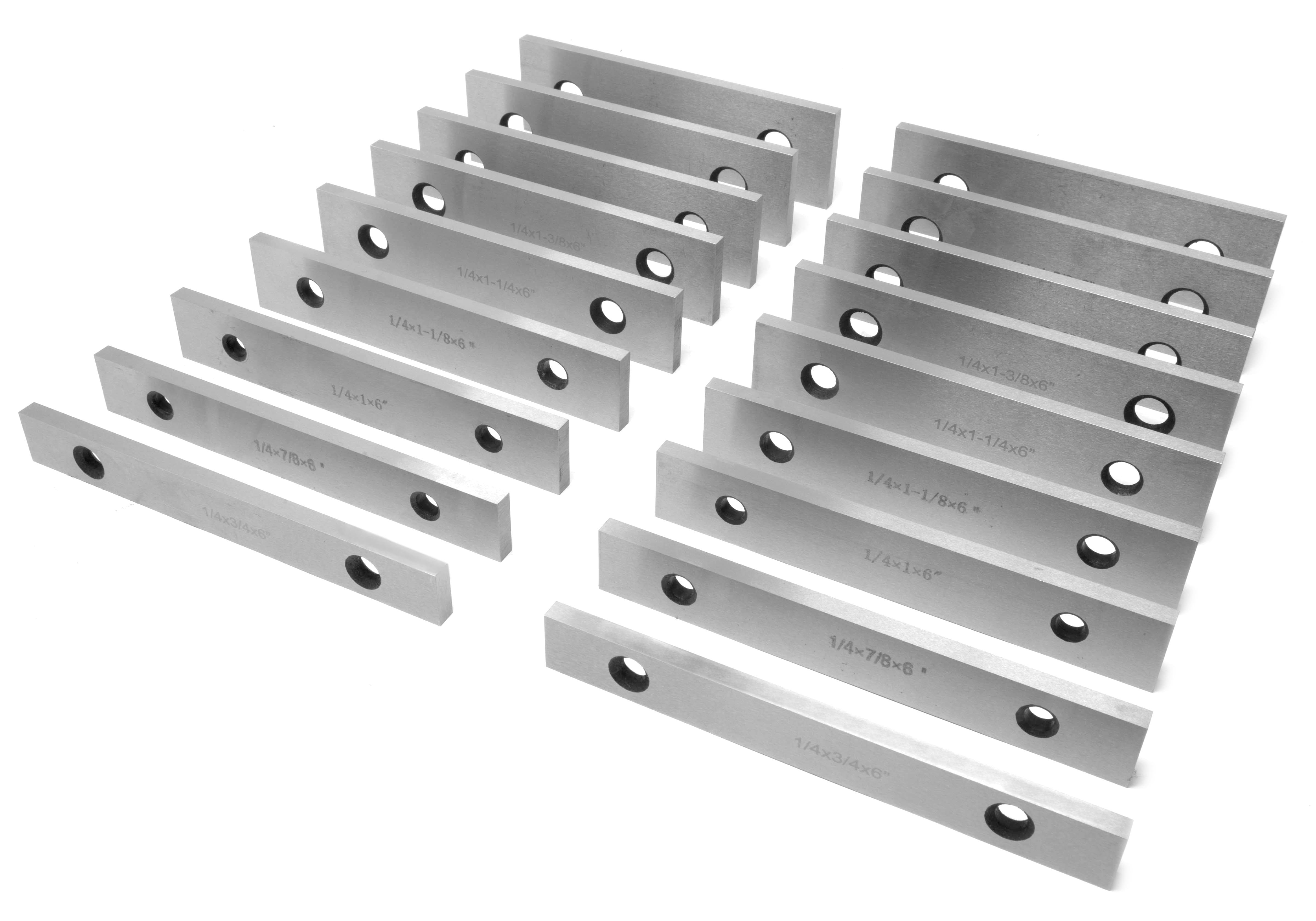 WEN 18-Piece Precision-Ground 1/4-Inch Parallel Sets with Case