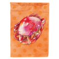 thumbnail image 1 of "Treasures BB8268CHF Bandera de casa de lona de lunares naranja, tamaño, multicolor" Caroline's Treasures BB8268CHF, 1 of 1