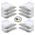 thumbnail image 2 of Pack of 10 - Standard (20 X 26) Zippered Closure Solid White Pillowcases, 100% 1800 Series Microfiber By The Great American Store, 2 of 5