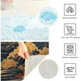 thumbnail image 7 of SKYSONIC Bathroom Rug Toiletry Mat Set, 2 pack Japanese Art Painting Print, Fluffy Plush Absorbent Bath Rugs Carpet for Bathroom Floor Toilet Tub and Shower,23.6"x15.7"+17.3"x13.4", 7 of 7