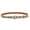 Khaki, variant on Stylish Snake Embossed Belt With Geometric Pin Clasp For Men Women