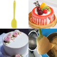 thumbnail image 1 of Batería de Cocina Espátula para crema de pastel de mantequilla de silicona raspador para hornear resistente al calor (amarillo) Tmvgtek Libre de BPA, 1 of 6