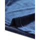 thumbnail image 5 of Vestido cruzado de terciopelo Allegra K con cuello en V fruncido asimétrico tirantes ajustables Azul oscuro XL, 5 of 5