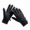 thumbnail image 3 of Guantes de ciclismo de invierno para hombre y mujer, para exteriores, senderismo, esquí, antideslizantes, con pantalla táctil, resistentes al viento, impermeables, de terciopelo, cálidos, 3 of 3