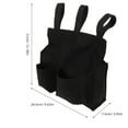 thumbnail image 2 of Phenofice Baseball Ball Bag Portable With Side Storage Black 1Pcs, 2 of 6