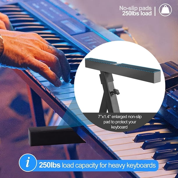 Duramex (TM) Heavy Duty Z-Style Keyboard Stand with 23.6-35.4