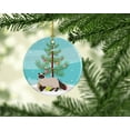 thumbnail image 2 of Colorpoint Persian Hymalayan Cat Merry Christmas Ceramic Ornament 2.8 in x 2.8 in, 2 of 3