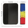 thumbnail image 6 of Chririnla Automotive Seat Belt Pads Soft Touch Polyester, Compatible with, Suitable for SUV, Romanian flag print, 6 of 7