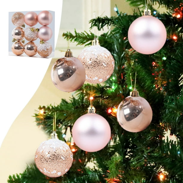 Cyber of Monday Deals! kkbbma 9ct Christmas Tree Ball Ornaments Set