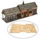 thumbnail image 5 of Kit de ensamblaje de maqueta de estación de ciudad, microdecoración de casa, 1/72, a mano, regalo de cumpleaños de madera, kit de manualidades, 5 of 9