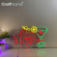thumbnail image 3 of Craftnamesign Margarita Neon Sign for Mexico Cocktails Bar Pub Wall Art Decor, 3 of 4
