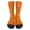 Orange, variant on Funny Novelty Banana Pattern Crew Socks for Men and Women, Soft Breathable Cotton Blend Socks, Warm Stretchy Footwear for Home, Daily Wear, Sports and Funny Gag Gift Giving, Easter Decor, Green