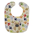 thumbnail image 1 of "Treasures Pawprints Babero para bebé, crema de bulldog francés, grande" Caroline's Treasures BB5839BIB, 1 of 1