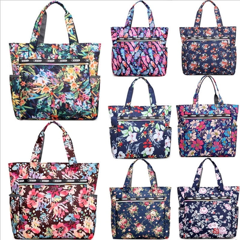 Bag Beach Large Capacity Handbag Shoulder Shopping Tote Women Lady Zipper Bags