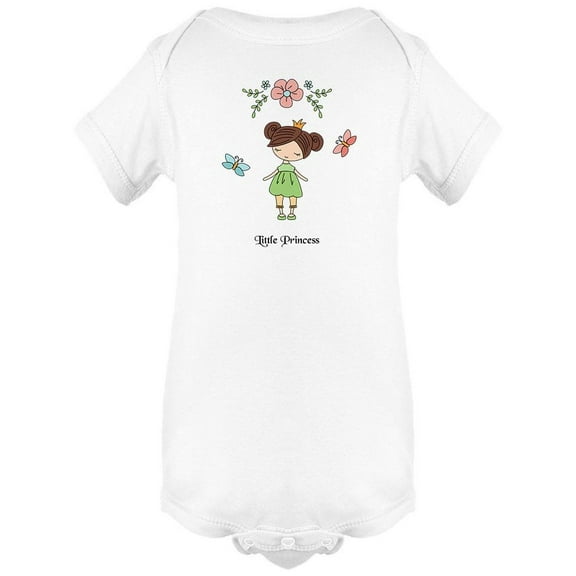 Little Princess And Flower Bodysuit Infant -Image by Shutterstock,  6 Months