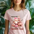 thumbnail image 5 of North Pole Reindeer Farm T-Shirt | Santa and Reindeer Graphic Tee, Black, Size 3XL, 5 of 6