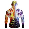 thumbnail image 4 of Sun Protection Fishing Shirts for Men Quick-Dry, Breathable Comfort Long Sleeve 3d Skull Motorcycle Riding Rash Guard with Thumbholes for Outdoor Fishing Sports, 4 of 7