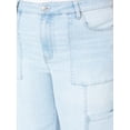 thumbnail image 2 of Celebrity Pink Juniors and Juniors Plus Wide Leg Seamed Cargo, Sizes 2-24, 2 of 4