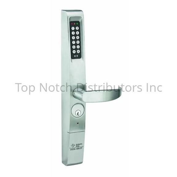 Adams Rite eForce Keyless Keypad Entry Lock - Satin Chrome Finish